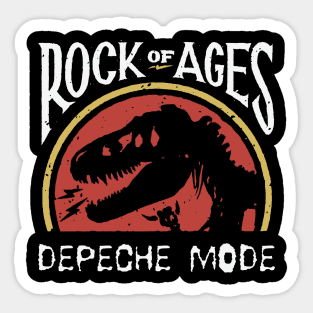 depeche rock of ages Sticker